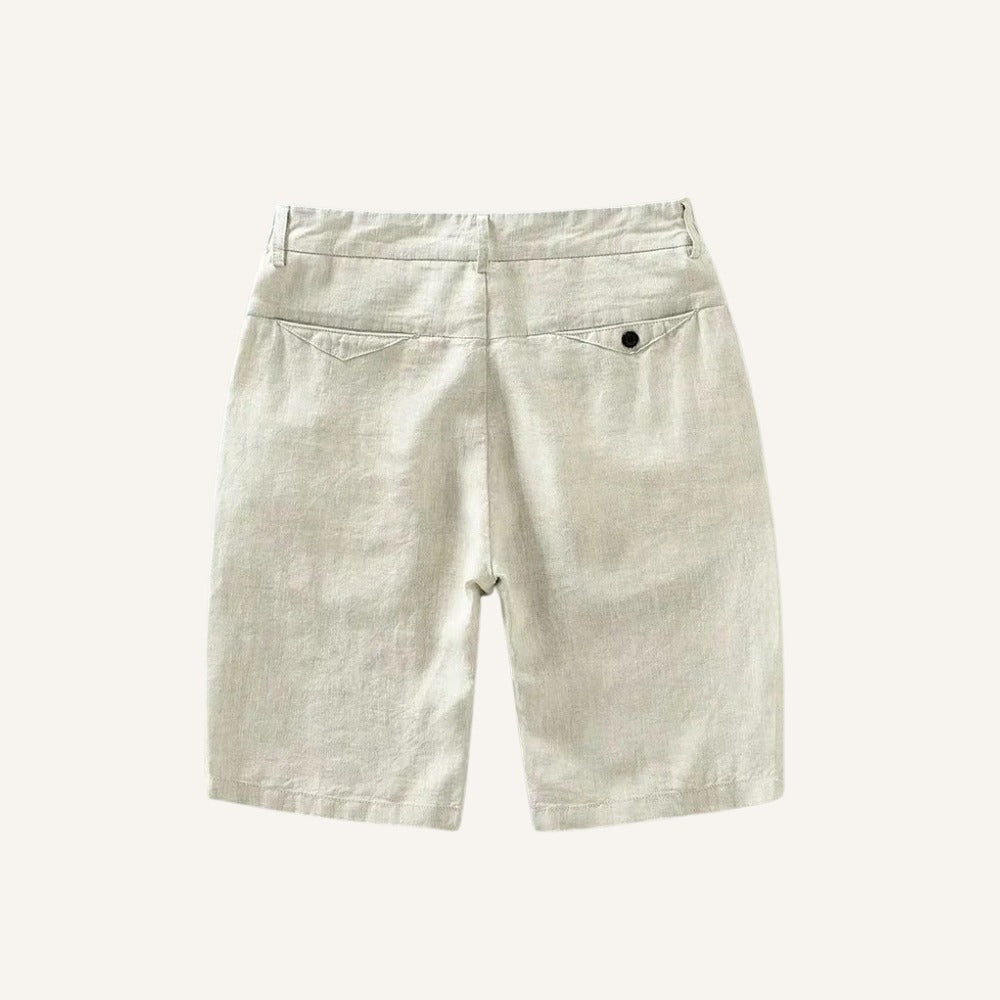Pantalones Cortos de Lino Parisinos Old Money