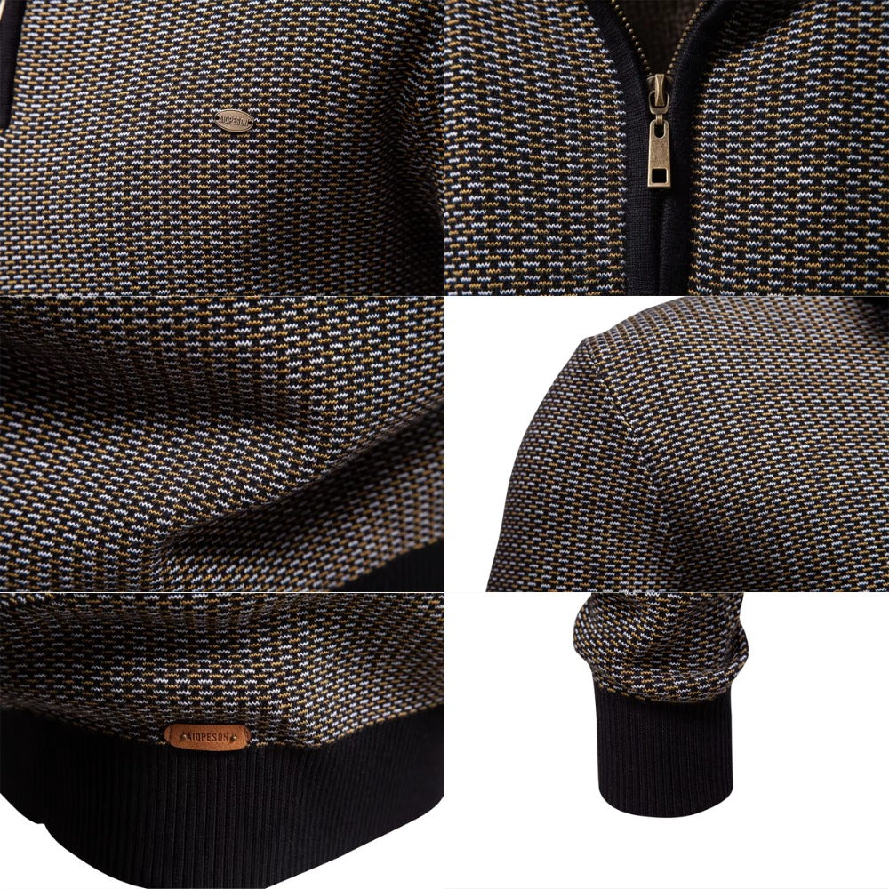 Suéter de Cuello Cuarto Heritage Weave