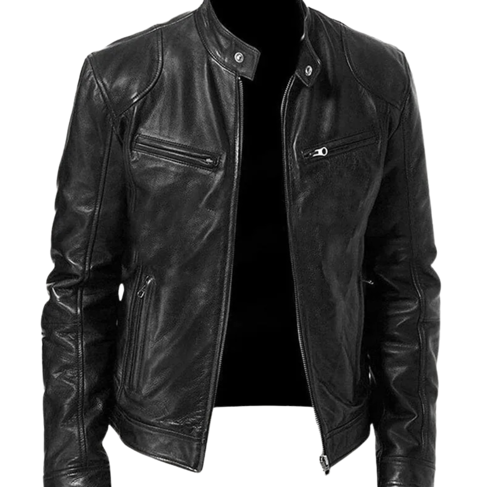 Chaqueta de Cuero Bergamo