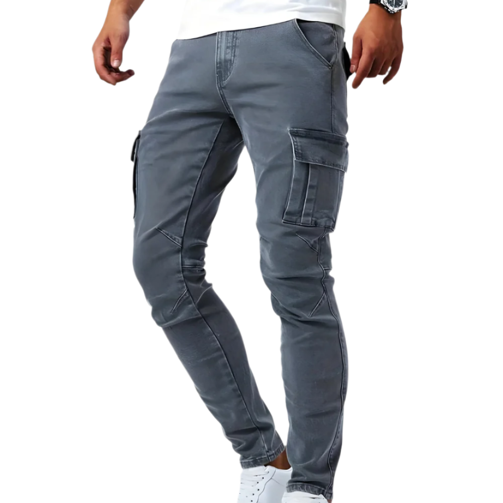 Pantalones Cargo Marino