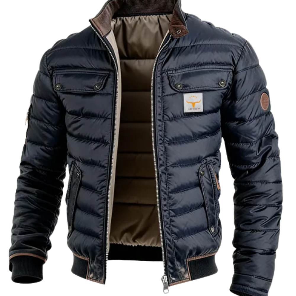 Chaqueta Acolchada Cortina