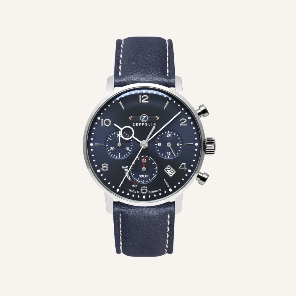 Reloj Cronógrafo Zeppelin 100 Años Azul