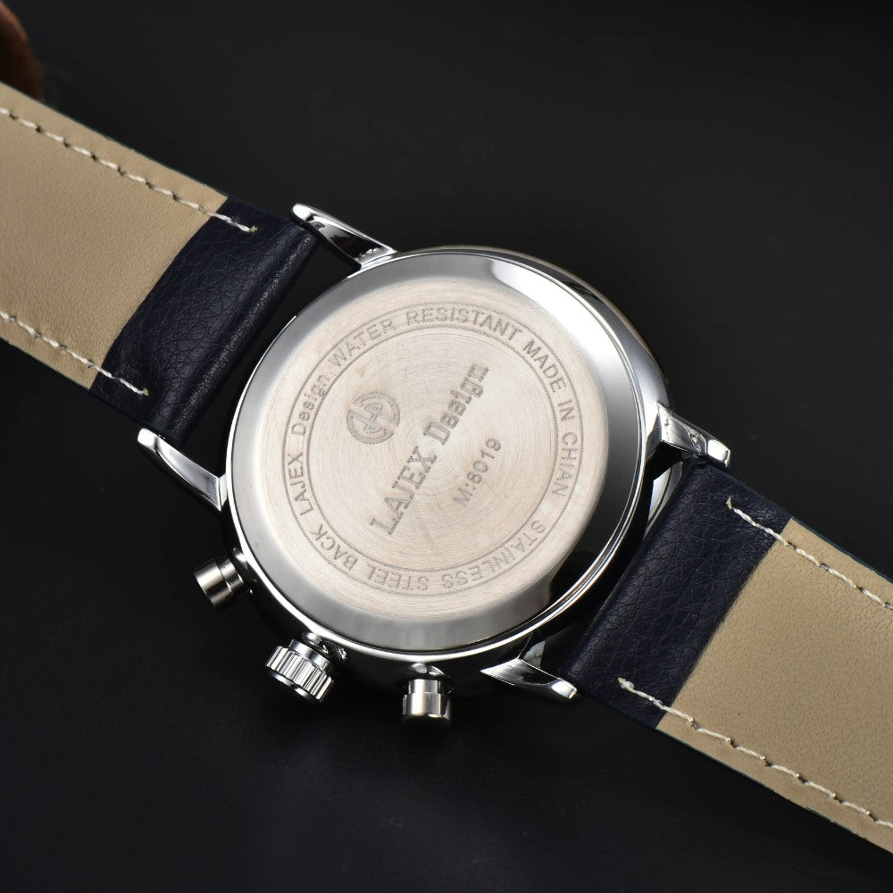 Reloj Cronógrafo Zeppelin 100 Años Azul