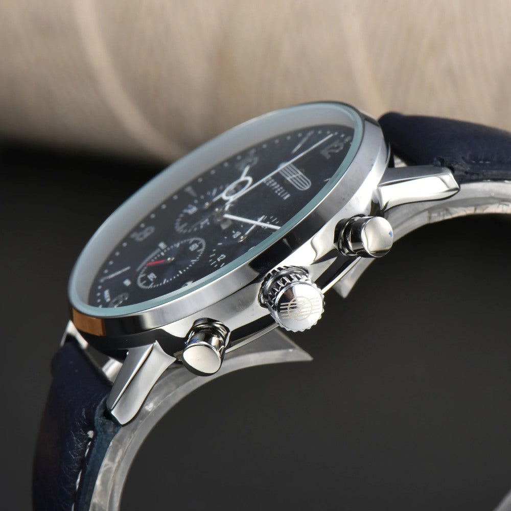 Reloj Cronógrafo Zeppelin 100 Años Azul