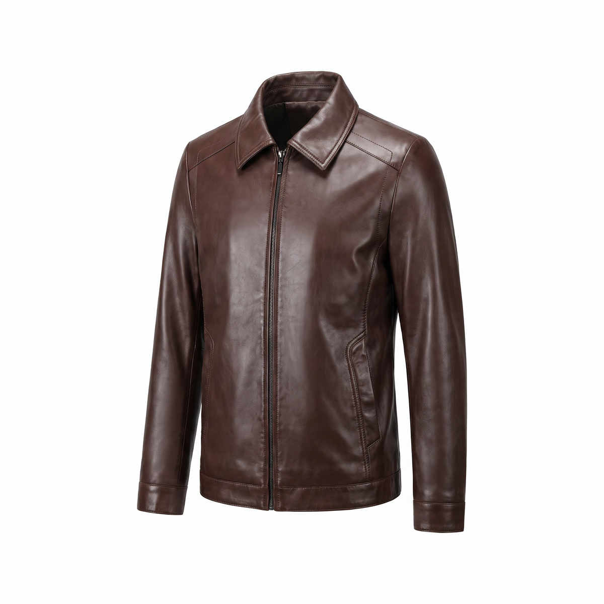 Chaqueta de Cuero Bassano