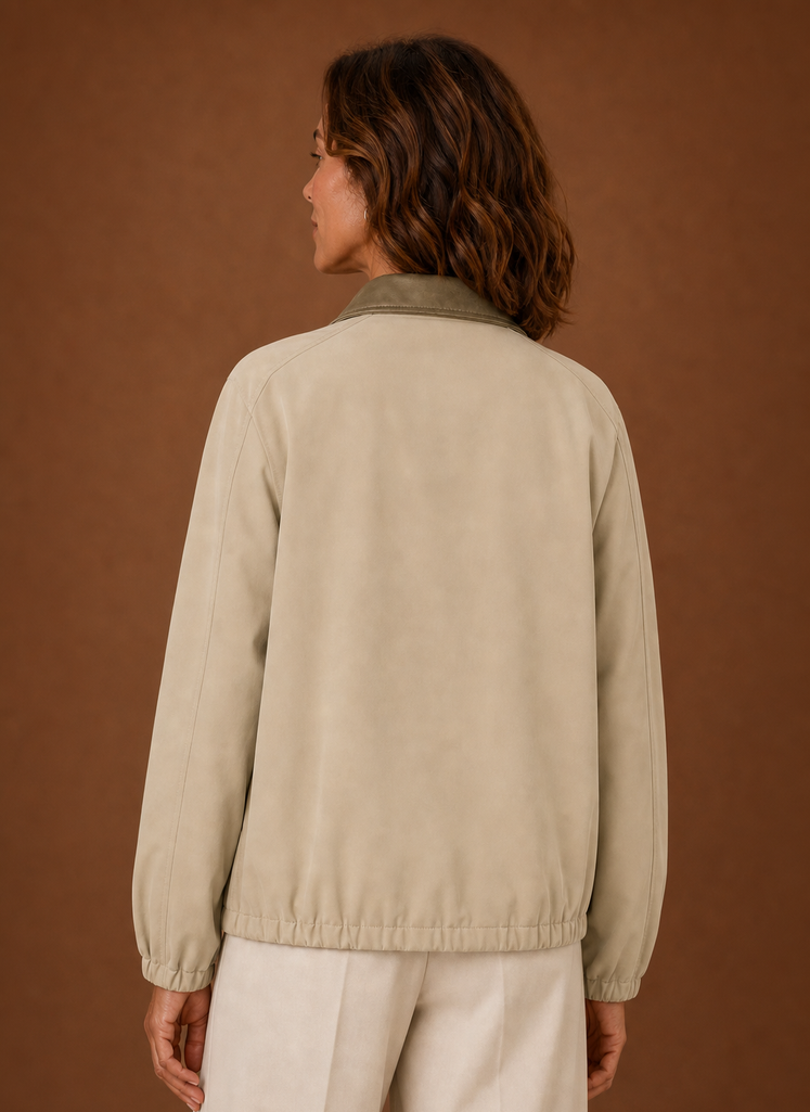 Chaqueta de Granero para Mujer - Chaqueta de Trabajo Relajada con Cremallera | Areleon