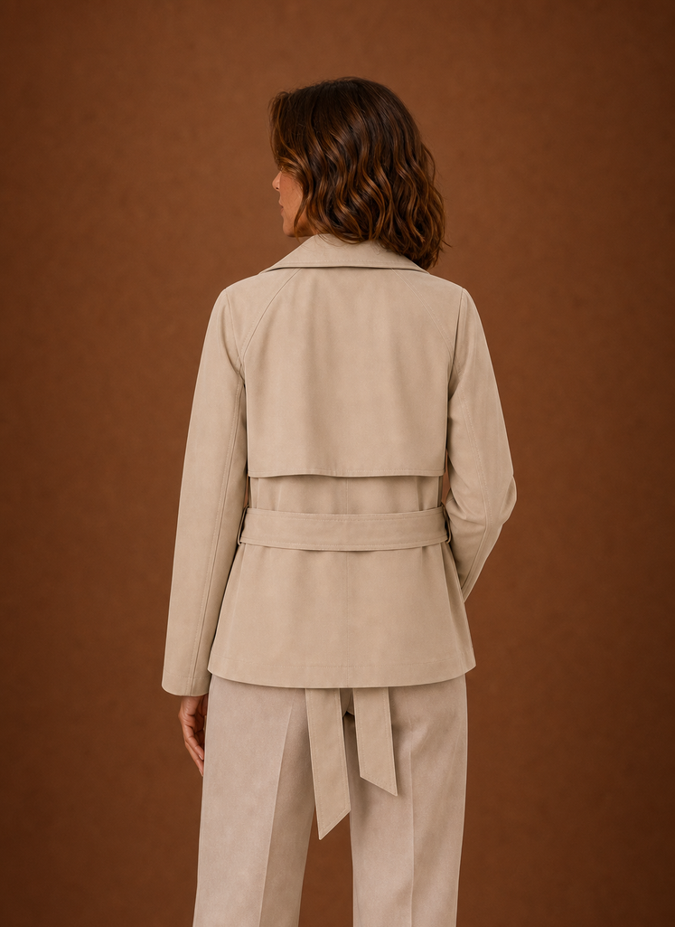 Abrigo Trench para Mujer - Chaqueta Casual con Cinturón | Areleon