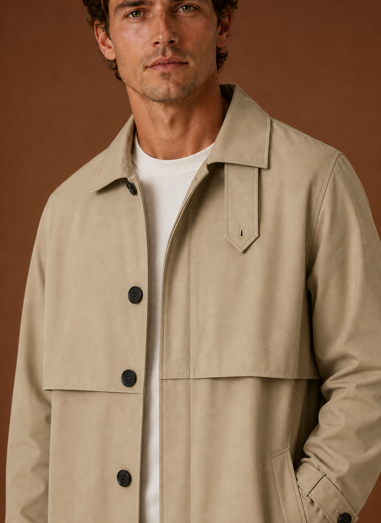 Abrigo Trench para Hombre - Abrigo Medio-Largo | Areleon