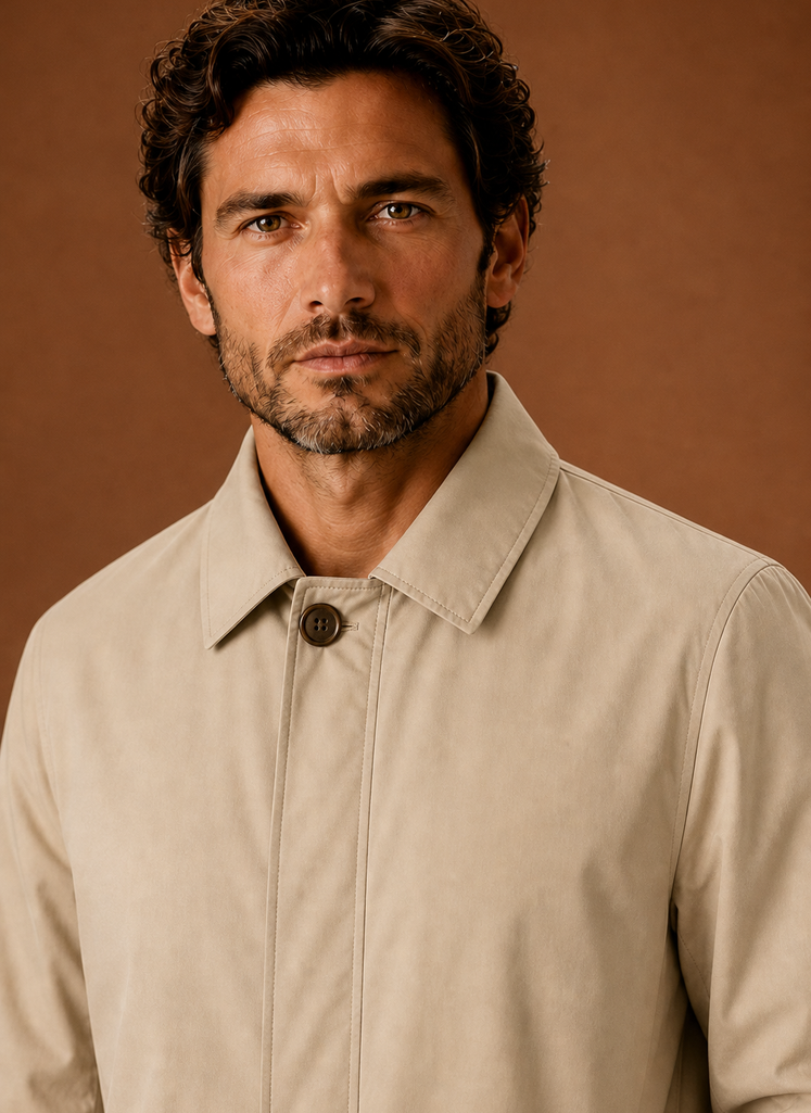 Abrigo Trench Clásico para Hombre Ligero y Resistente al Agua | Areleon