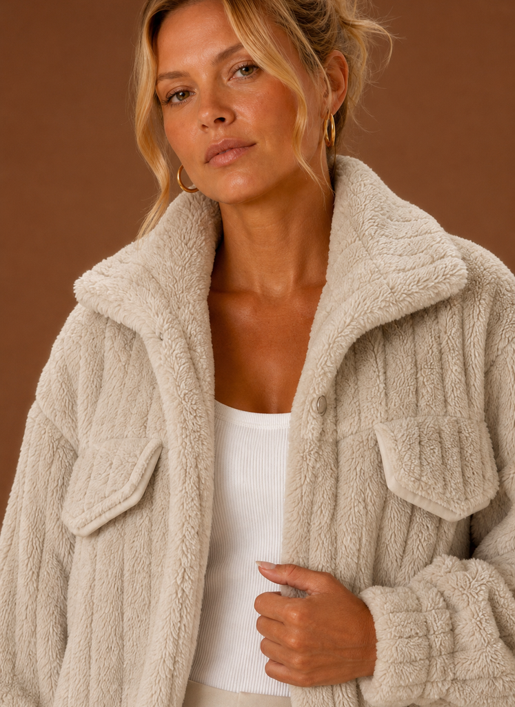 Abrigo de Invierno para Mujer - Chaqueta Teddy Oversized | Areleon