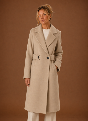 Abrigo Trench Medio-Largo para Mujer - Chaqueta de Exterior | Areleon