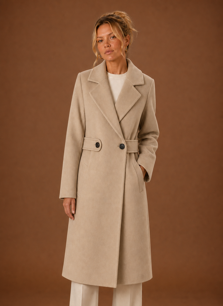 Abrigo Trench Medio-Largo para Mujer - Chaqueta de Exterior | Areleon