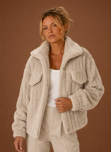 Abrigo de Invierno para Mujer - Chaqueta Teddy Oversized | Areleon