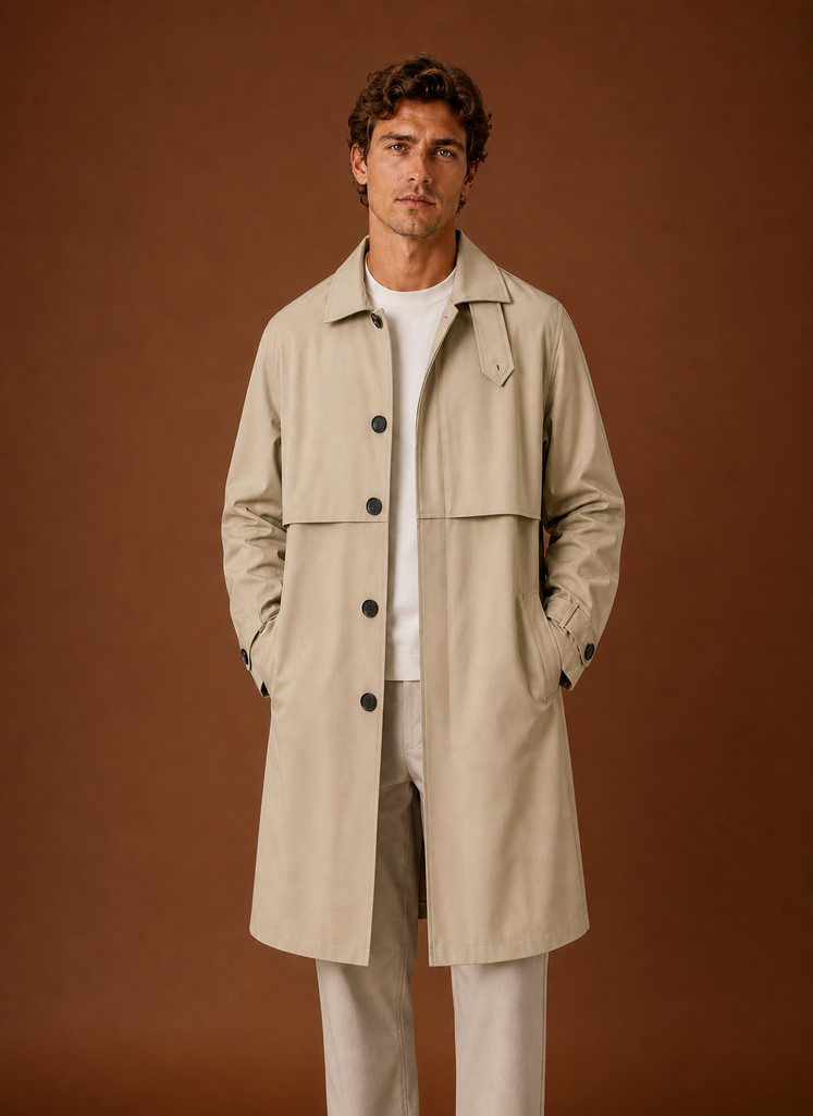 Abrigo Trench para Hombre - Abrigo Medio-Largo | Areleon