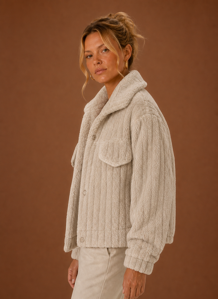 Abrigo de Invierno para Mujer - Chaqueta Teddy Oversized | Areleon