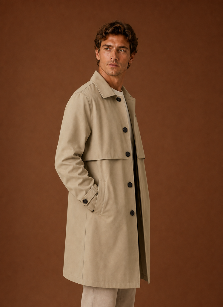Abrigo Trench para Hombre - Abrigo Medio-Largo | Areleon
