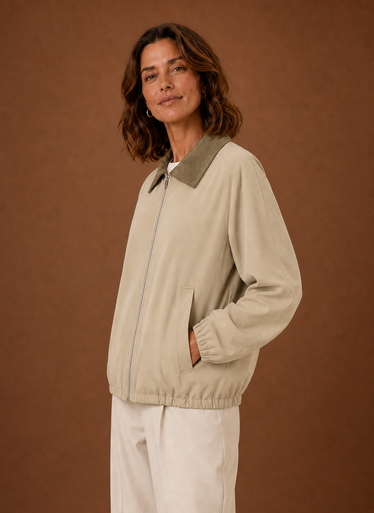 Chaqueta de Granero para Mujer - Chaqueta de Trabajo Relajada con Cremallera | Areleon