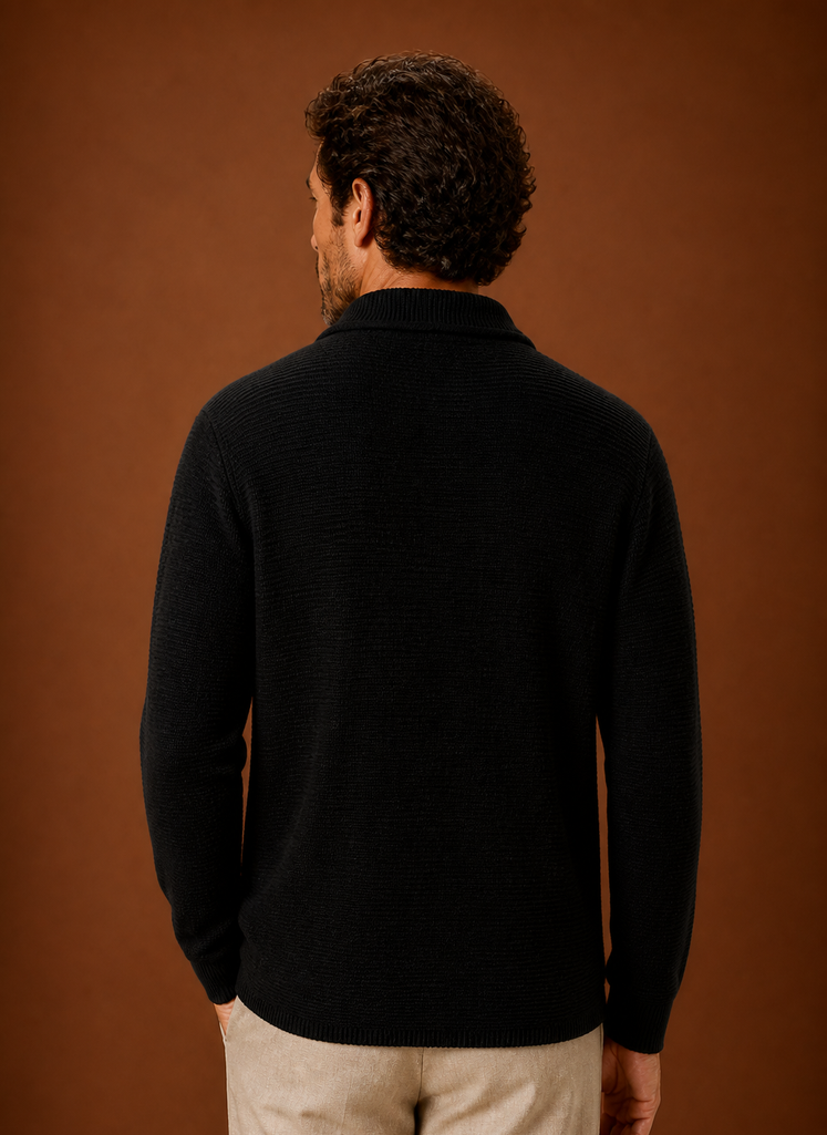 Suéter de Cárdigan de Punto para Hombre | Areleon