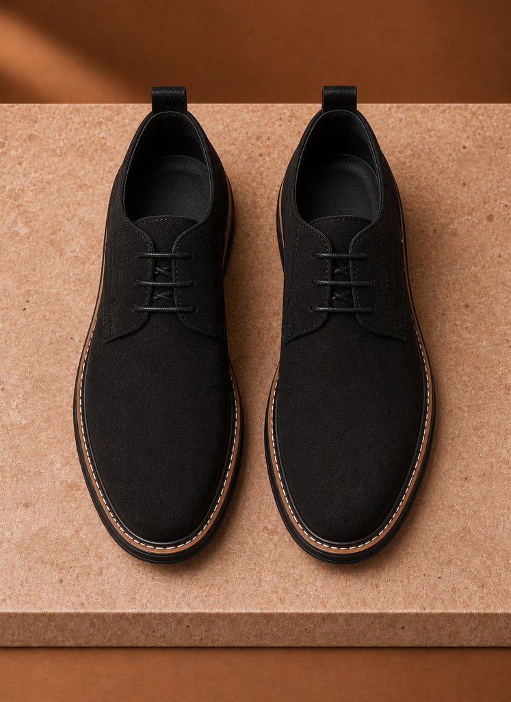 Zapatos de Vestir Derby para Hombre - Zapato de Vestir con Cordones Areleon
