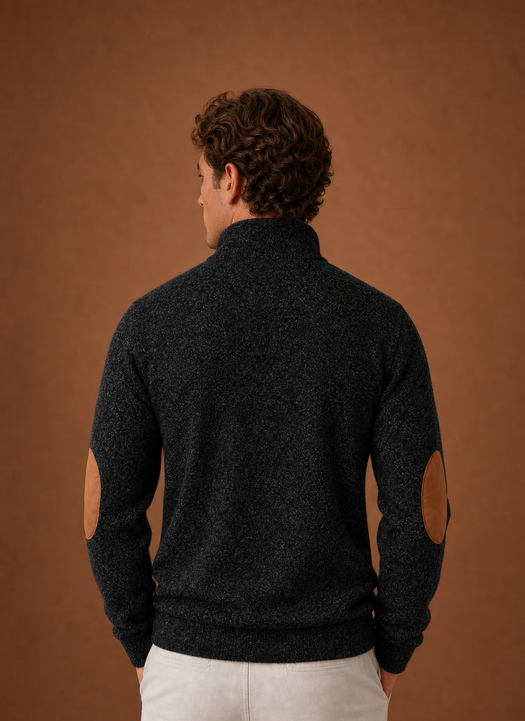 Suéter de Capa de Cuello Alto para Hombre | Areleon