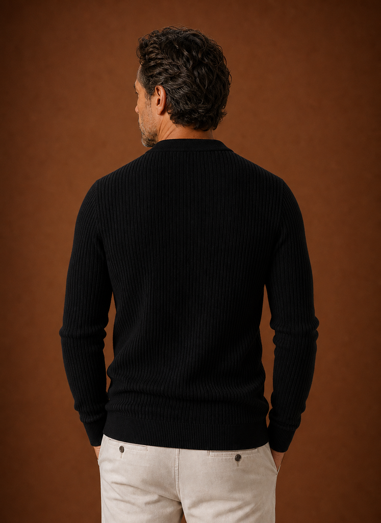 Camisa Suéter para Hombre - Camisa de Punto Pullover | Areleon