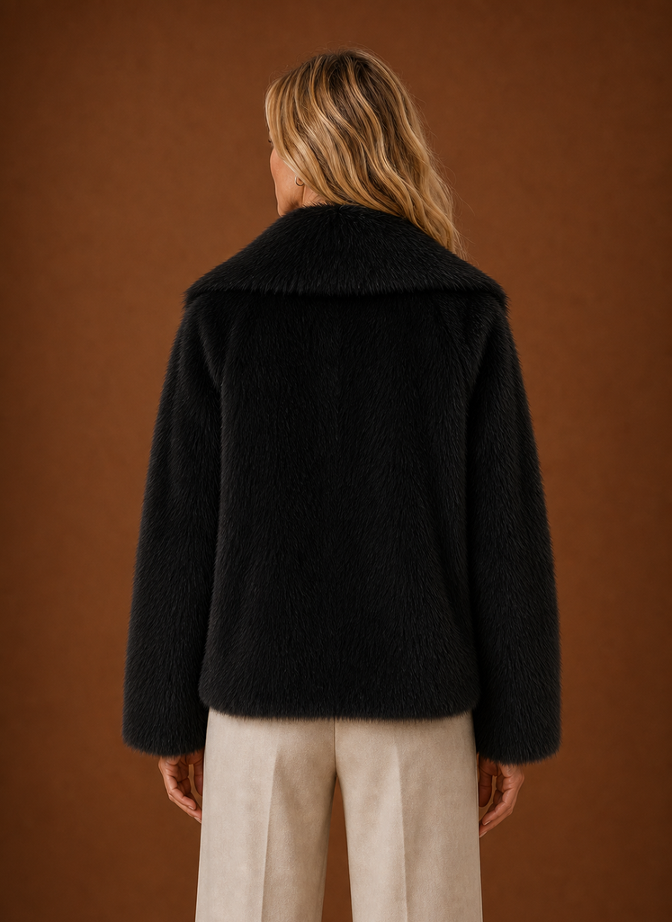 Abrigo de Piel Sintética para Mujeres - Chaqueta de Invierno | Areleon