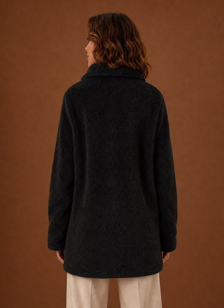 Chaqueta de Invierno con Cremallera de Forro Polar para Mujer | Areleon
