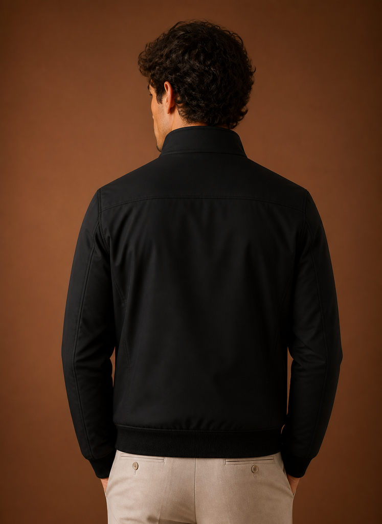 Chaqueta Bomber de Forro Polar Liviana para Hombre | Areleon