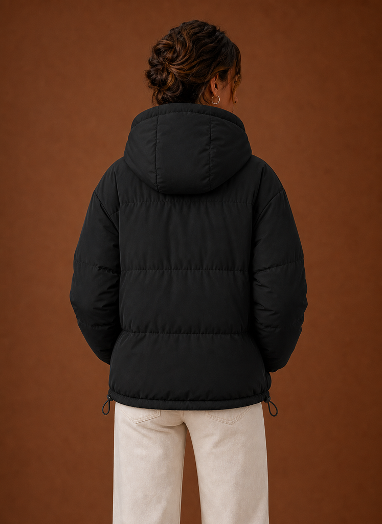 Chaqueta Puffer para Mujer - Abrigo de Invierno con Capucha | Areleon
