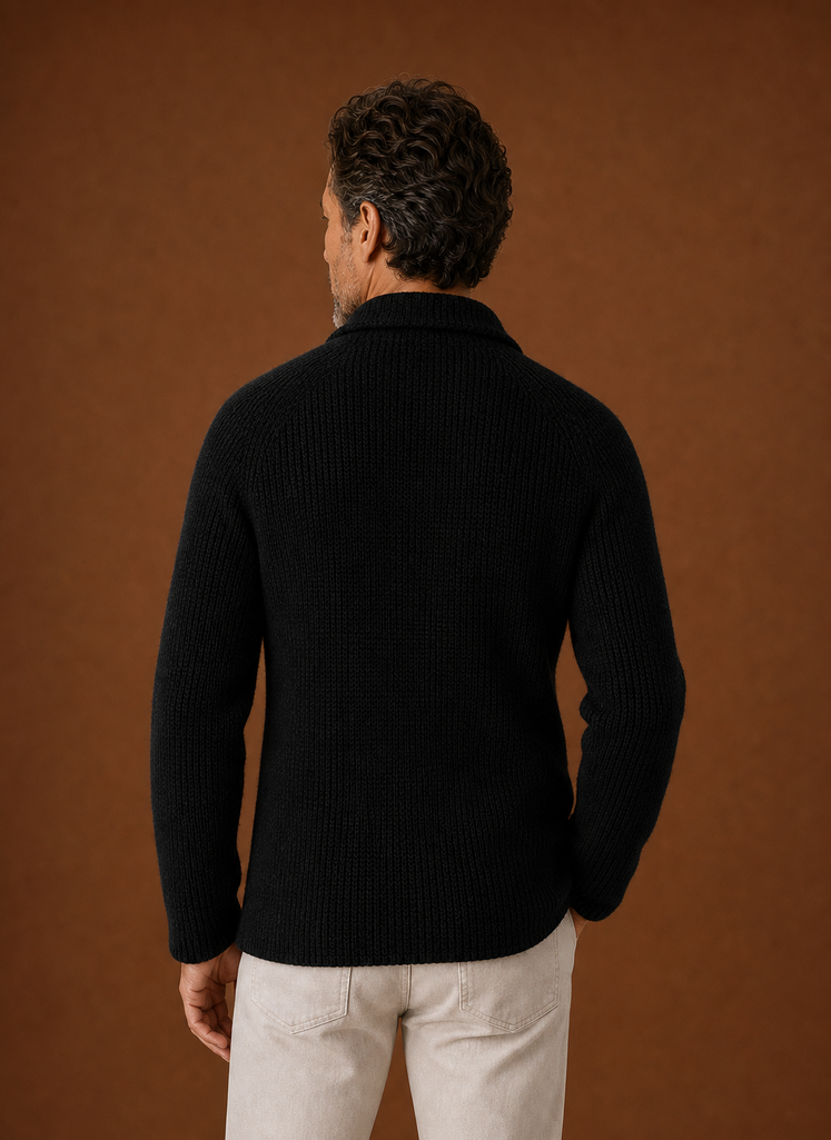 Cárdigan de Punto para Hombre - Chaqueta de Capa con Botones | Areleon