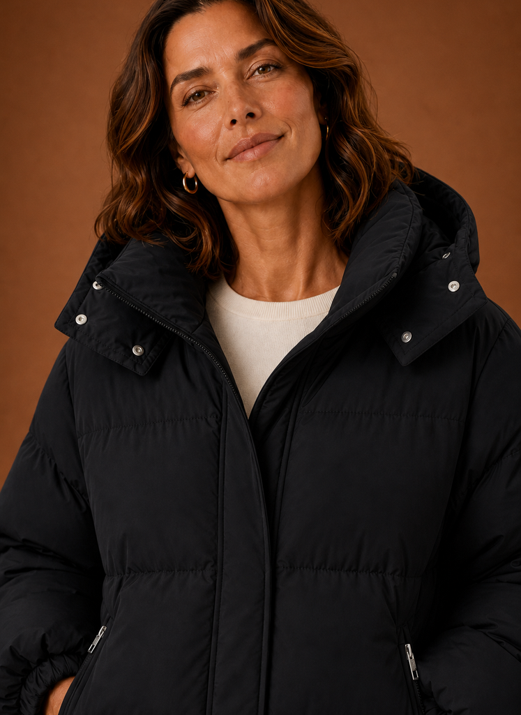 Chaqueta Acolchada Térmica para Mujeres - Abrigo de Invierno Oversized | Areleon