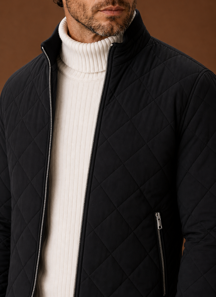 Chaqueta de Invierno para Hombre Acolchada con Forro de Forro Polar | Areleon