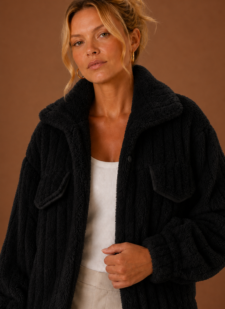 Abrigo de Invierno para Mujer - Chaqueta Teddy Oversized | Areleon