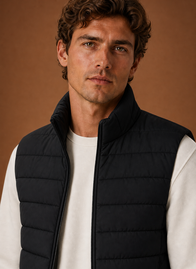 Chaleco Acolchado para Hombre - Chaleco de Invierno Liviano | Areleon