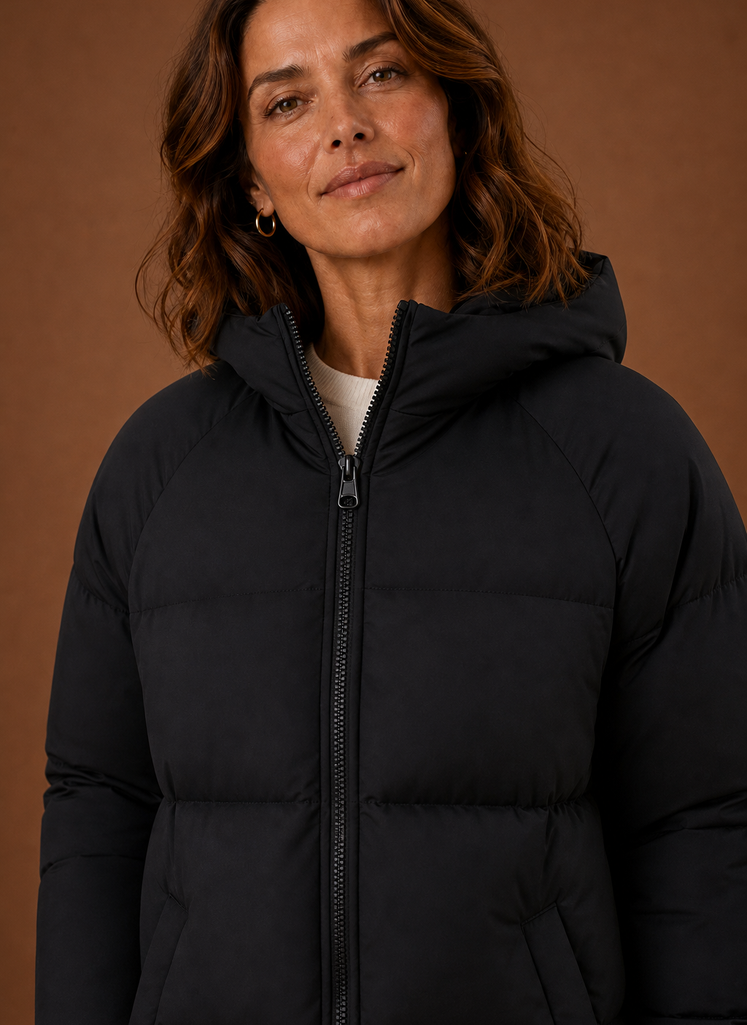 Chaqueta Acolchada con Capucha para Mujeres | Areleon