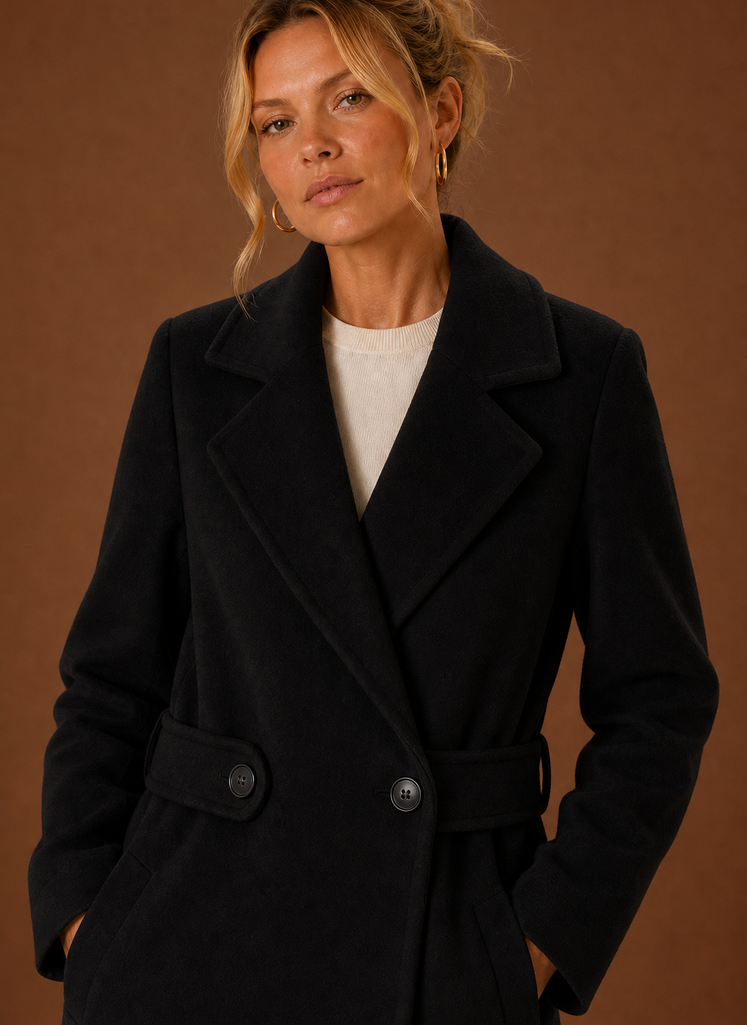 Abrigo Trench Medio-Largo para Mujer - Chaqueta de Exterior | Areleon