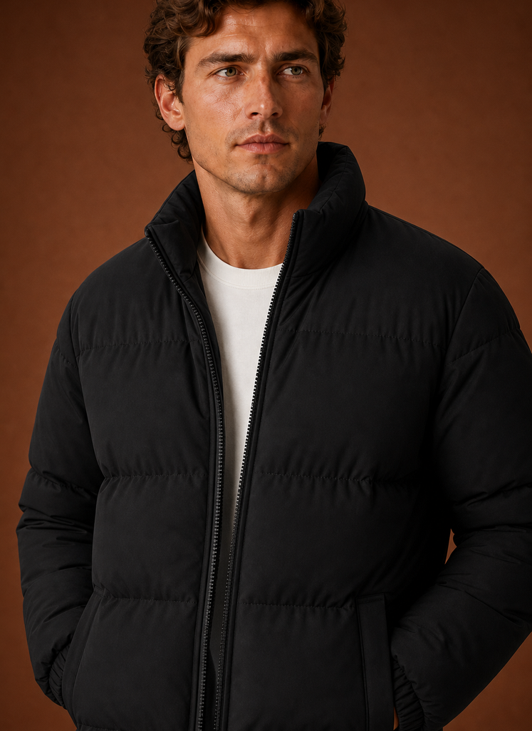Chaqueta de Plumas para Hombre - Abrigo Acolchado de Invierno | Areleon