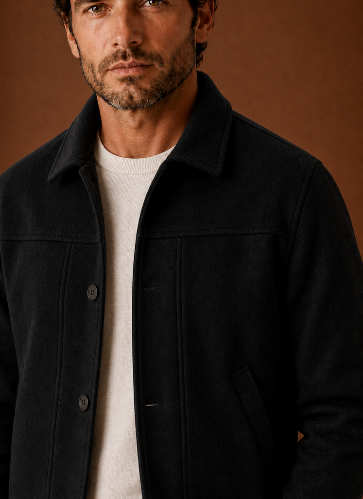 Chaqueta Casual de Botones para Hombre | Areleon