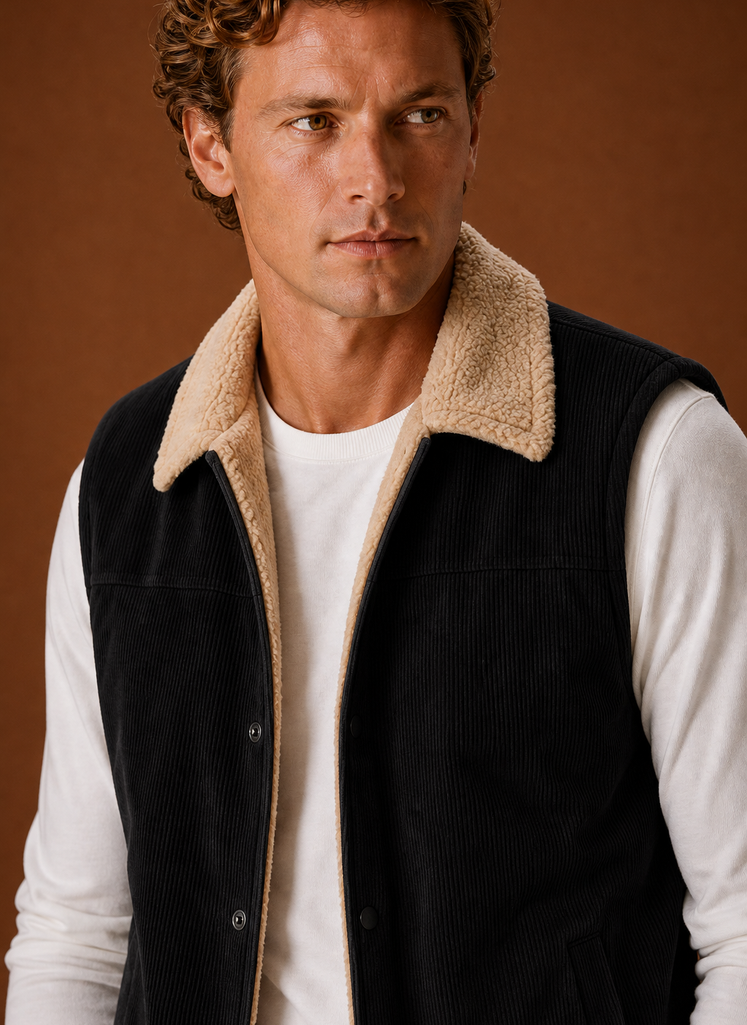 Chaleco Acolchado para Hombre - Gilet de Invierno Cálido | Areleon
