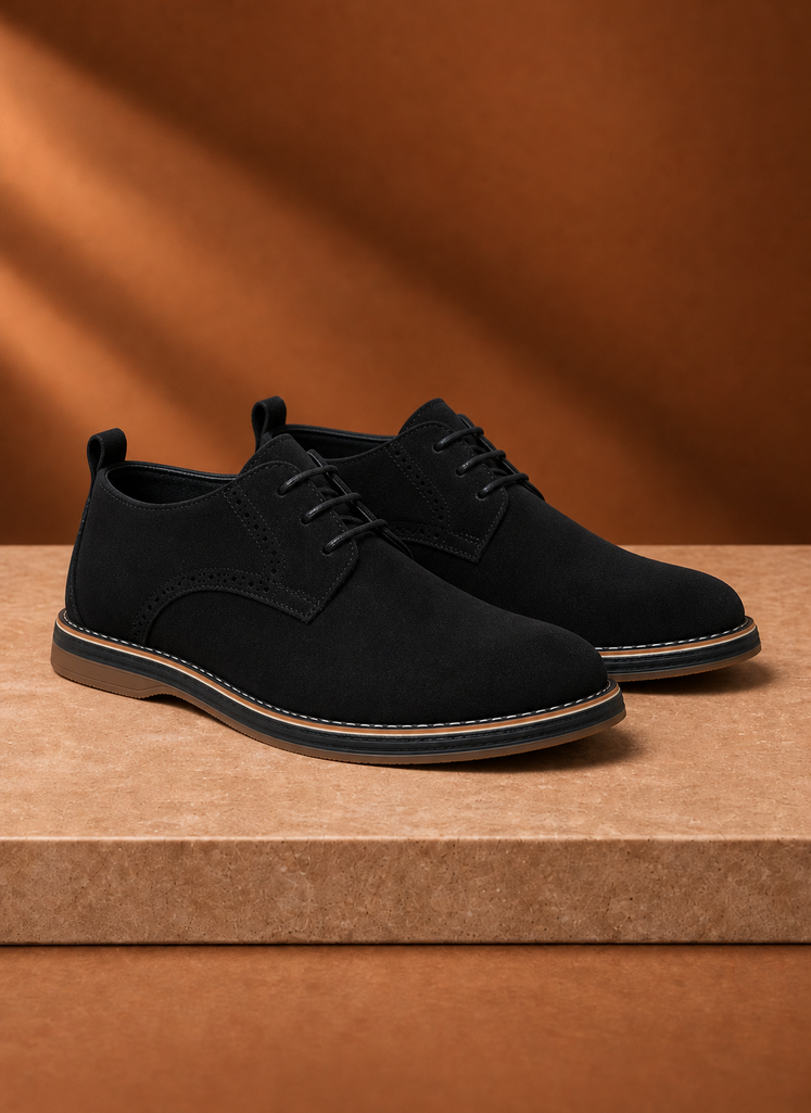 Zapatos de Vestir Derby para Hombre - Zapato de Vestir con Cordones Areleon