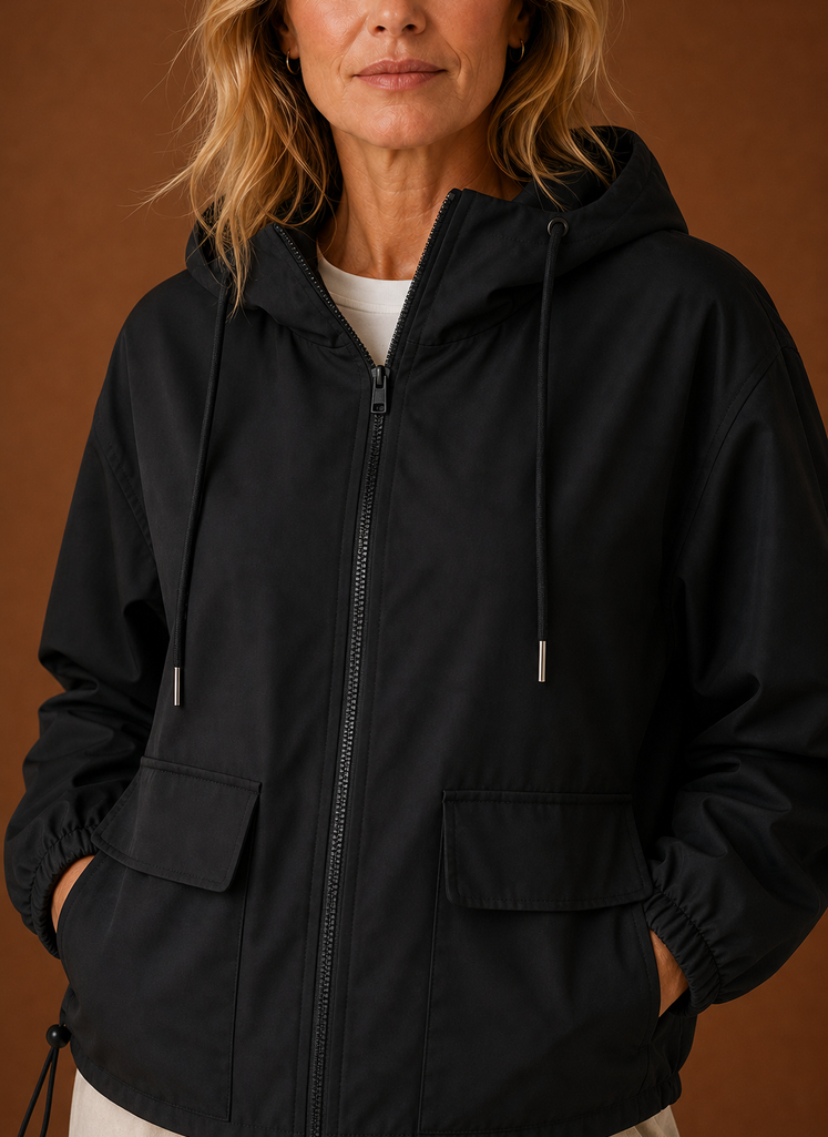 Chaqueta Ligera con Capucha para Mujeres | Areleon