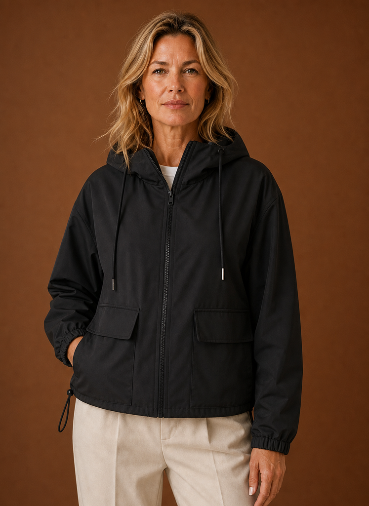Chaqueta Ligera con Capucha para Mujeres | Areleon