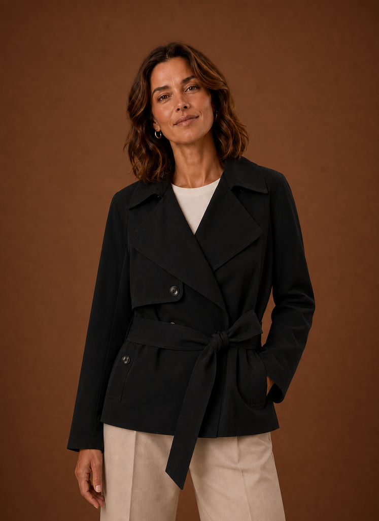 Abrigo Trench para Mujer - Chaqueta Casual con Cinturón | Areleon