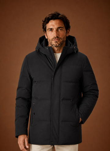 Chaqueta de Invierno con Capucha para Hombre - Abrigo Aislado | Areleon