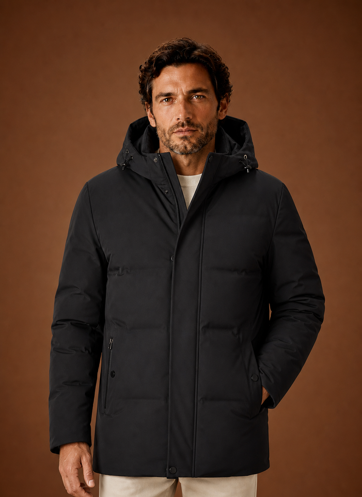 Chaqueta de Invierno con Capucha para Hombre - Abrigo Aislado | Areleon