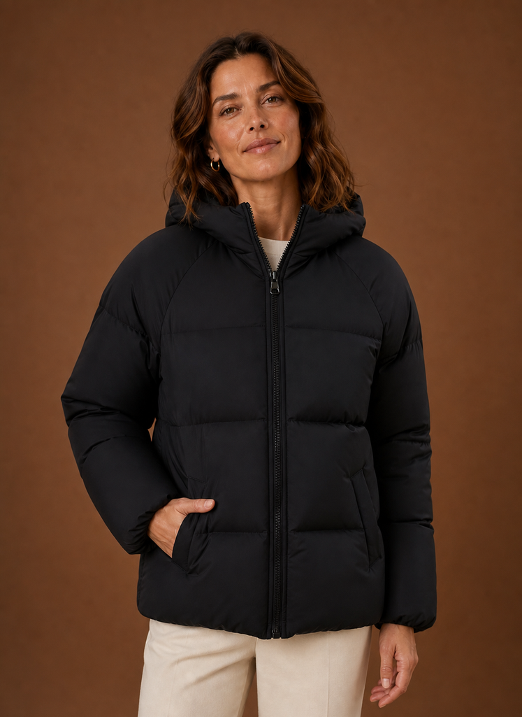 Chaqueta Acolchada con Capucha para Mujeres | Areleon