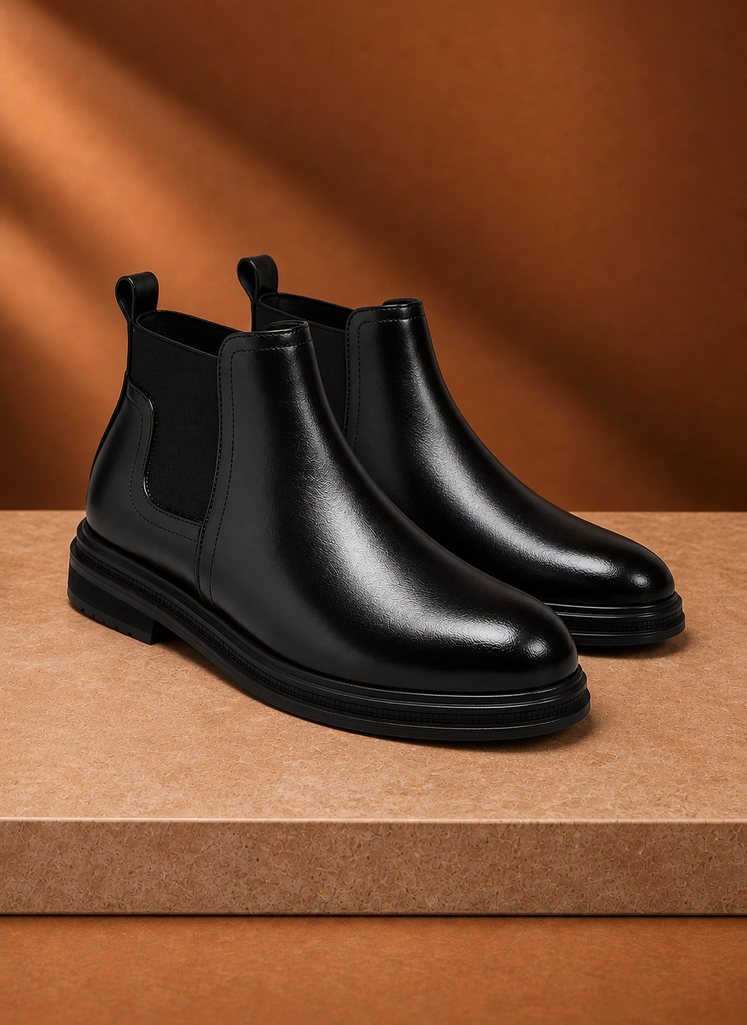 Botín Chelsea para Hombre - Botín de Tobillo con Laterales Elásticos | Areleon