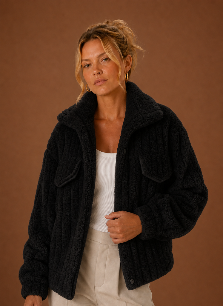 Abrigo de Invierno para Mujer - Chaqueta Teddy Oversized | Areleon