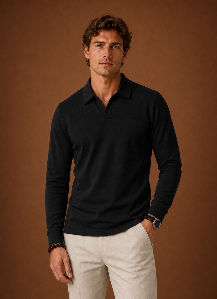 Camisa Polo para Hombre - Camisa de Golf de Manga Corta con Botones | Areleon