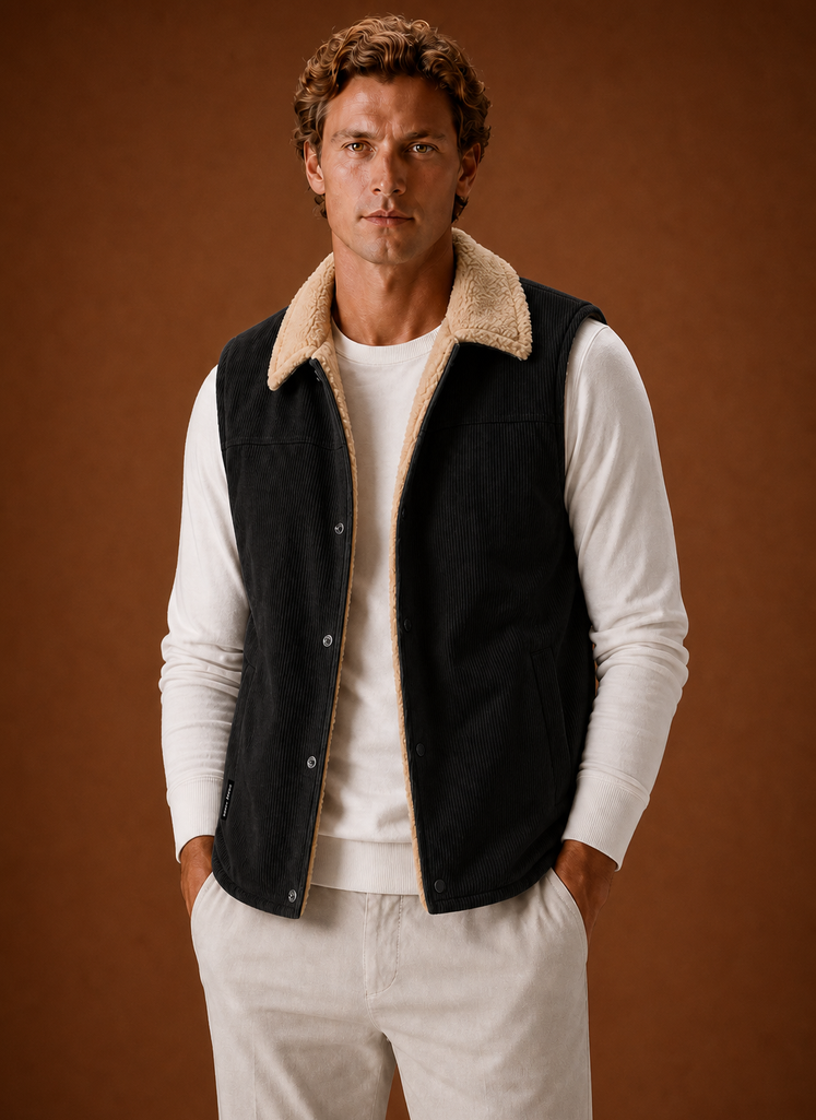 Chaleco Acolchado para Hombre - Gilet de Invierno Cálido | Areleon